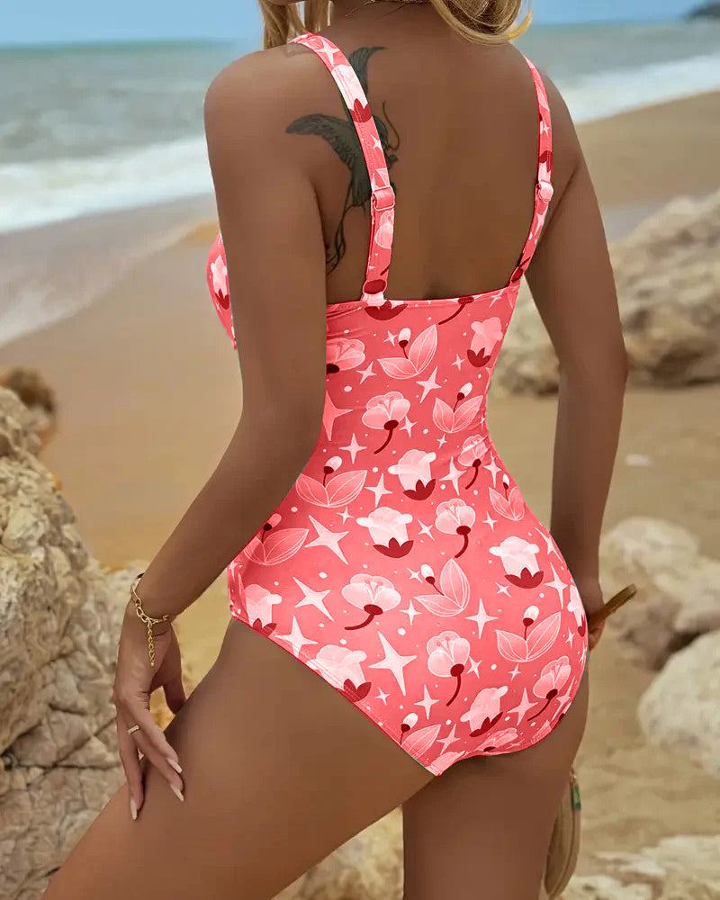 Clara | Tankini Estampado de Una Pieza